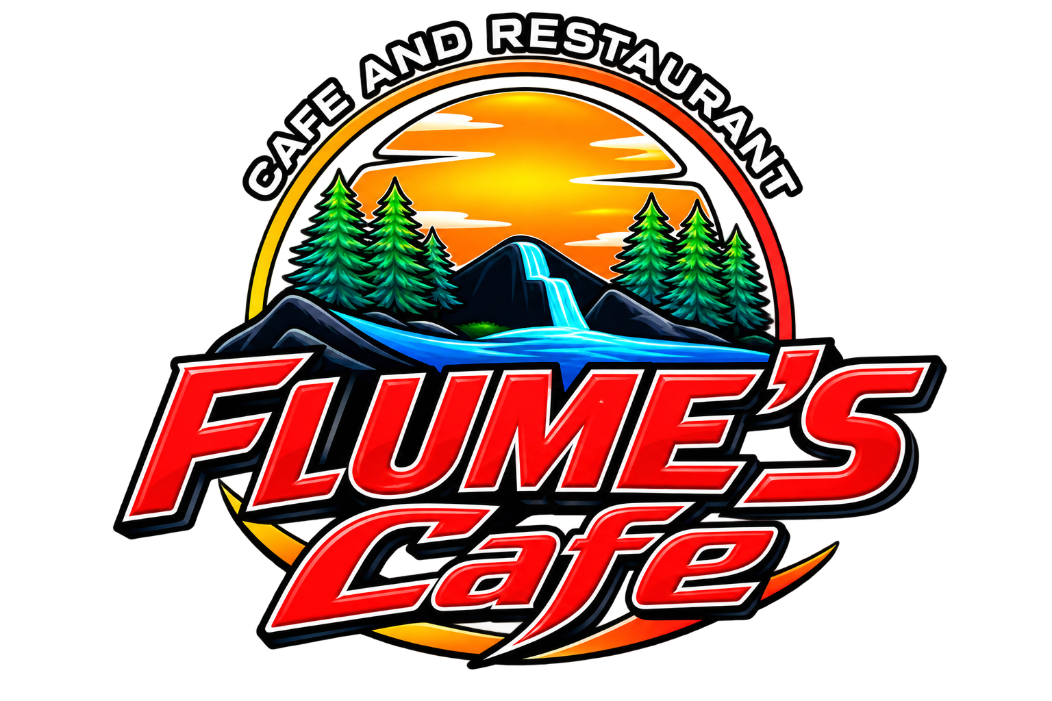 Flume's Cafe logo